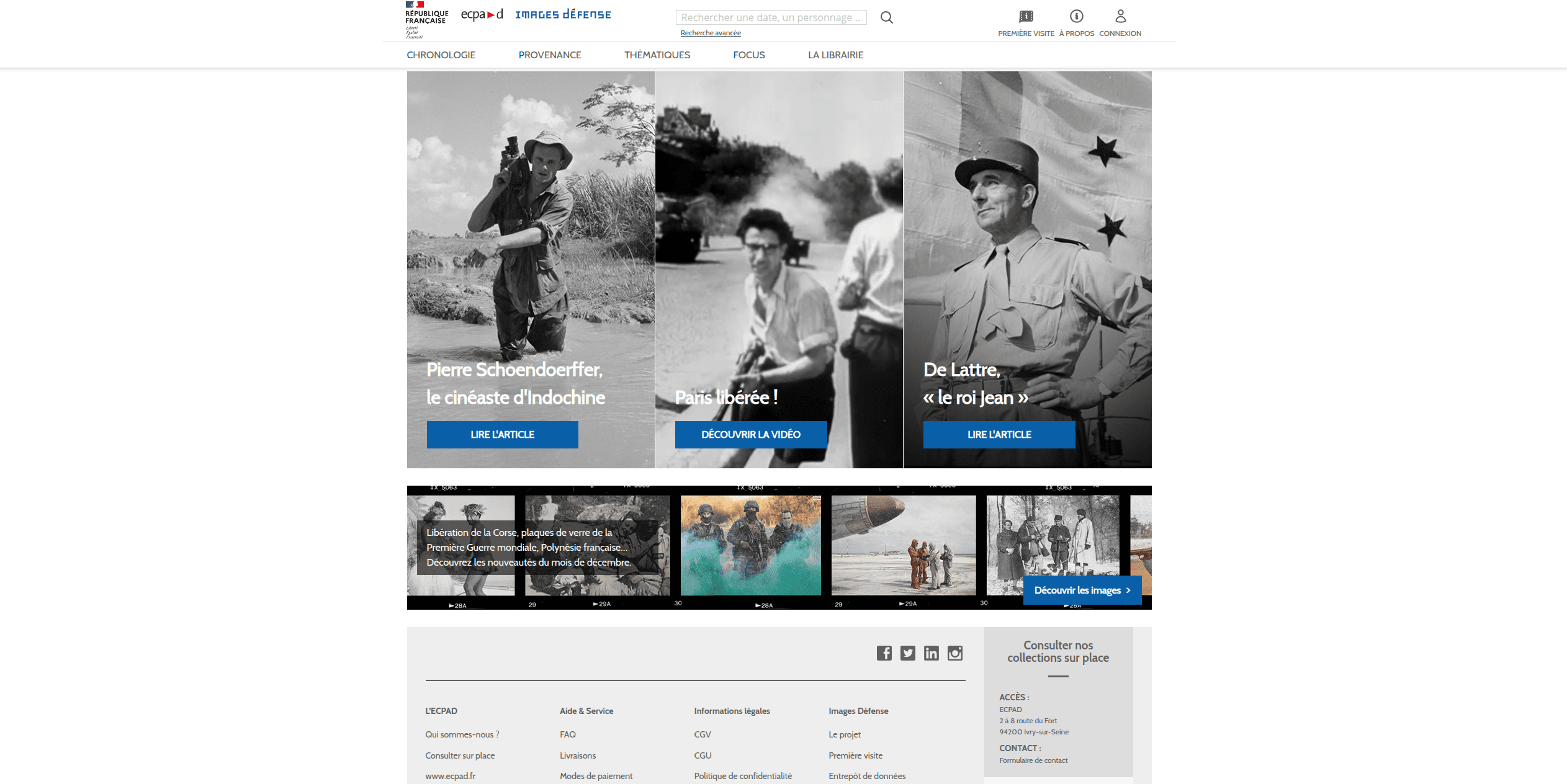 Capture d'écran du projet Image Défense